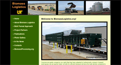Desktop Screenshot of biomasslogistics.org